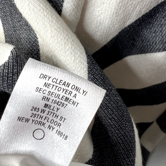 Milly Maya Navy Stripe Dress, 4 - Picture 4 of 8